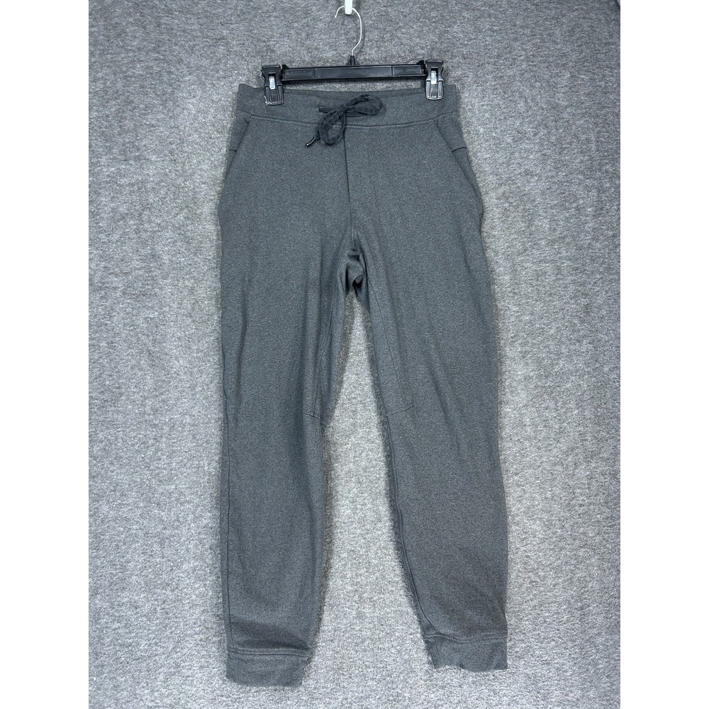 Lululemon Jogger Pants Mens Small Grey City Sweat Thermo Drawstring 28" inseam